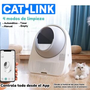 Arenero Automático para Gatos (Catlink) - Luxury Versión Pro X