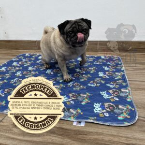 Pee Pads Lavable 80x90cm Diseño Be Free Pañal Entrenamiento Absorbente